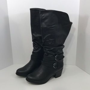 NIB!! Journee Collection Late Tall Boot Black